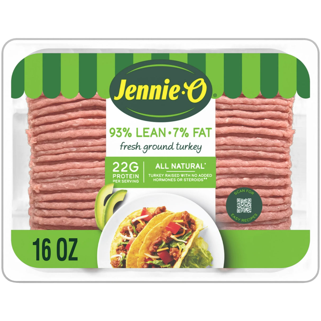 JENNIE O GROUND TURKEY LOGS - 16oz