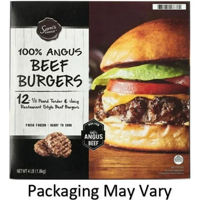 Sam's Choice 100% Angus Beef Burgers