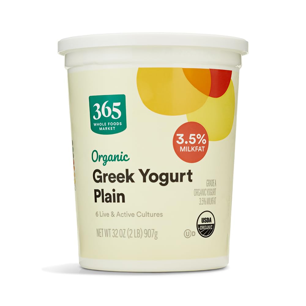 365 Organic Greek Yogurt Plain, 32 oz