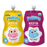 Lifeway Probugs Organic Kefir, 3.5 Ounce, 4-Pack