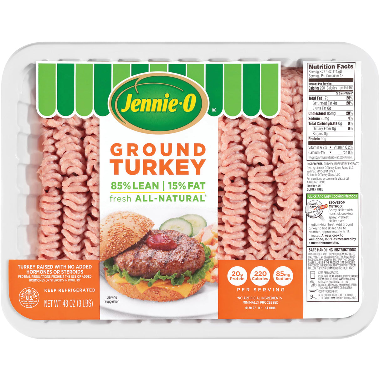 ShopGT Fresh: Jennie O Ground Turkey 3 lb