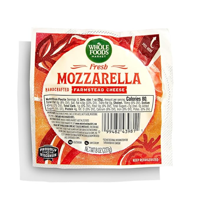 Whole Foods Mozzarella - 8oz