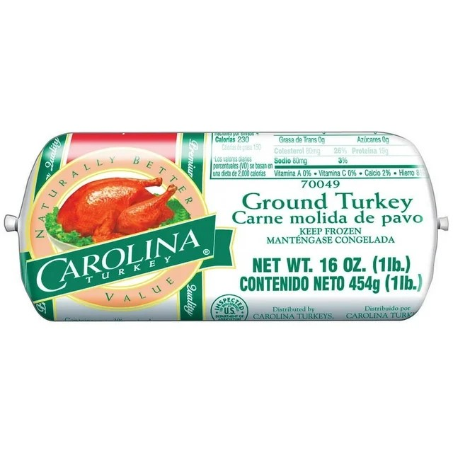Butterball Carolina Ground Turkey, 1 Pound Chub