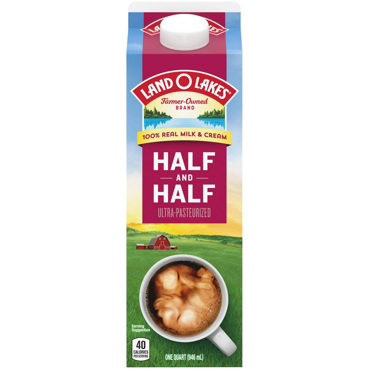 Land O Lakes Traditional Half And Half, 32 fl oz