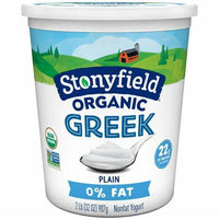 ShopGT Fresh: Stonyfield 0% Milk Fat Plain Greek Yogurt