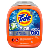 Tide Pods with Ultra Oxi HE Laundry Detergent Pods, 104-count Image