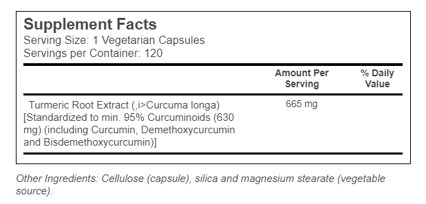 NOW Curcumin Veg Capsules